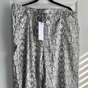Nordstrom SLINK Jeans Palazzo Pants Snake Print Size 16